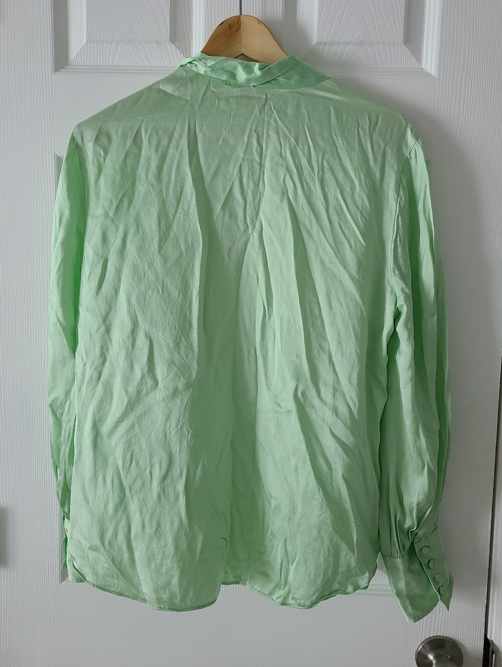 J.Crew Collection Silk Tie Neck Blouse - Picture 5 of 7